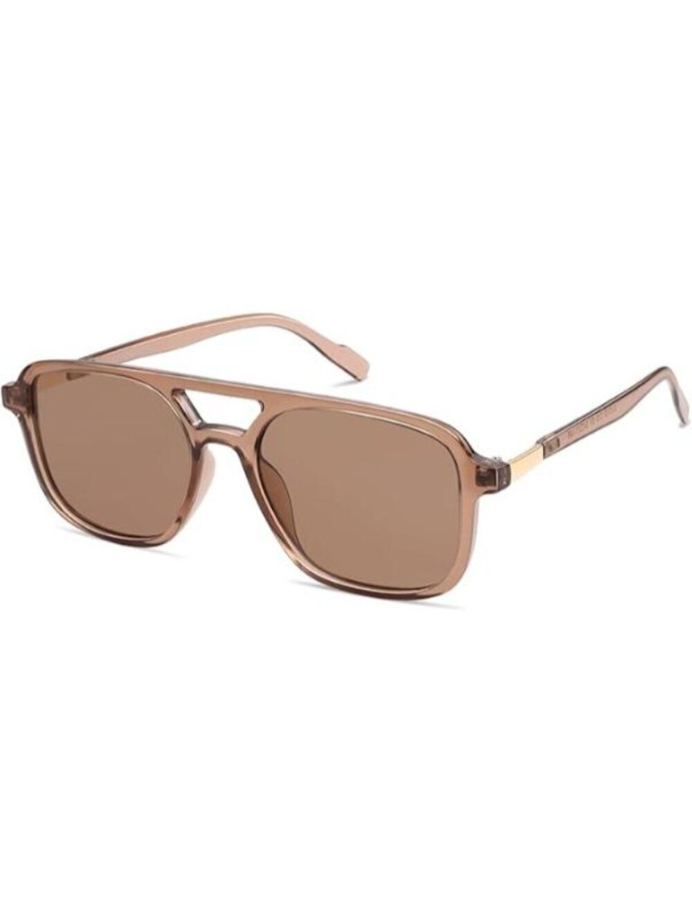 Sojos Women Aviator Sunglasses Rectangle Sun Glasses Coffee Frame Coffee Lens
